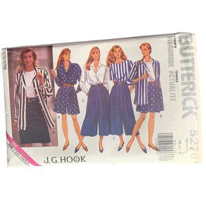 Butterick 5270 Sewing Pattern Women's Shirt Skirt J.G. Hook 12-14-16 uncut